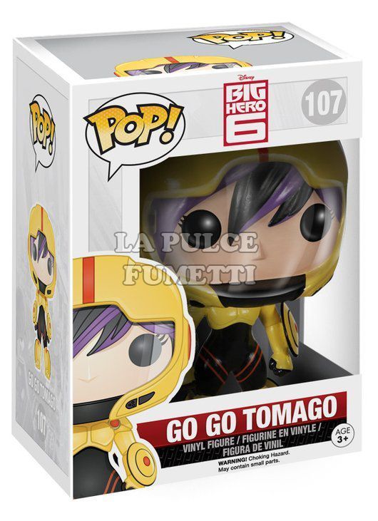 BIG HERO 6 - GO GO TAMAGO - VINYL FIGURE # 107 - POP FUNKO